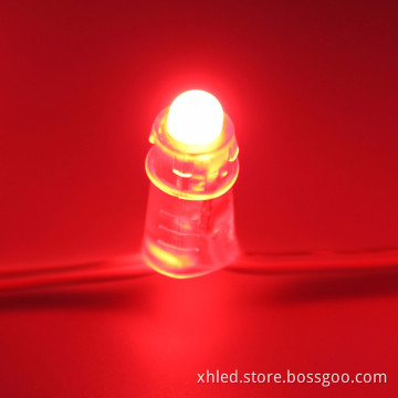 Digital RED DC12V 12mm F8 Approved Waterproof IP67 Outdoor Led Pixel Light